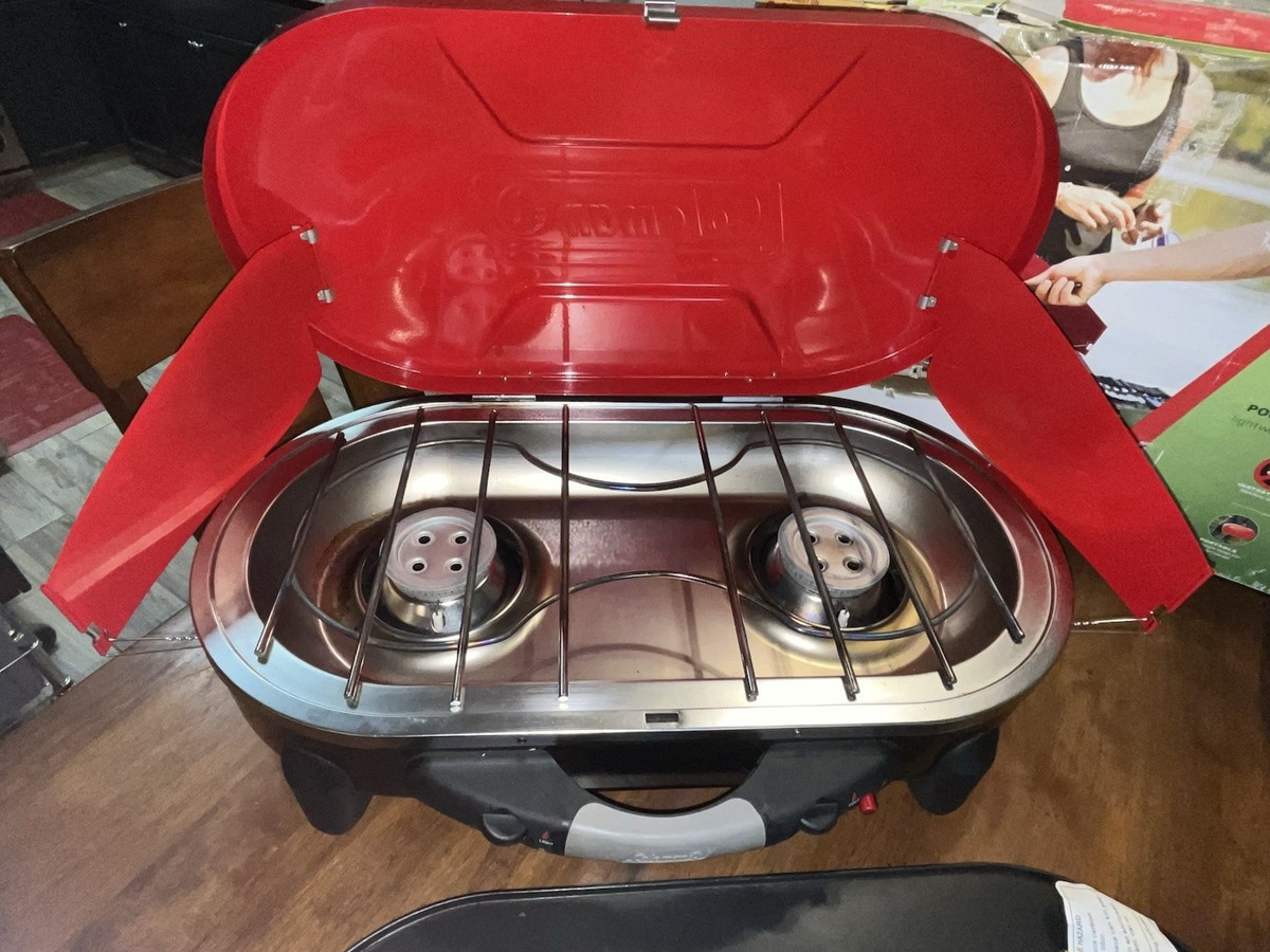 Coleman 9948-783 PerfectFlow Instastart 2-Burner Propane Camp