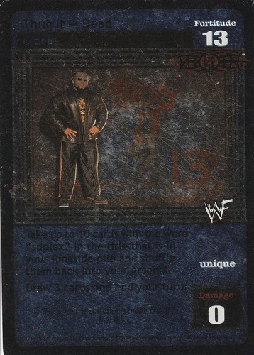 Thug It - Dead Mint/NM WWERD: Tazz
