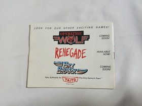 Original Bubble Bobble NES How-To-Play Manual 1988