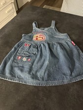 Vintage Strawberry Shortcake Denim Dress Size 24 Month Y2k Berry Cute Htf