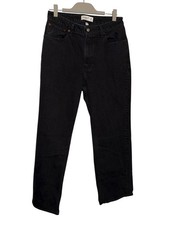 Abercrombie  Fitch  90s Relaxed High Rise Jeans Size 30 10 R Black