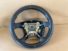 2001-2005 Honda Civic Steering Wheel Black Leather W Handle Padel Oem