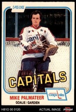 1981 O-Pee-Chee #351 Mike Palmateer Capitals-Hockey 7 - NM