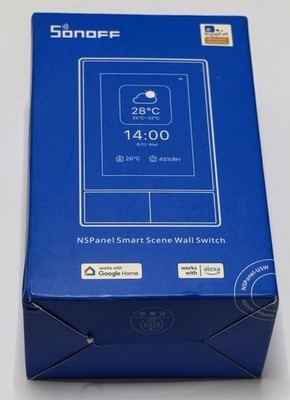 SONOFF NSPanel Smart Home WiFi Smart Scene Wall Switch Works with Alexa & Google