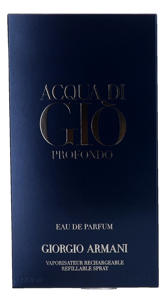 Acqua Di Gio Profondo by Giorgio Armani, 6.7 oz EDP spray for Men