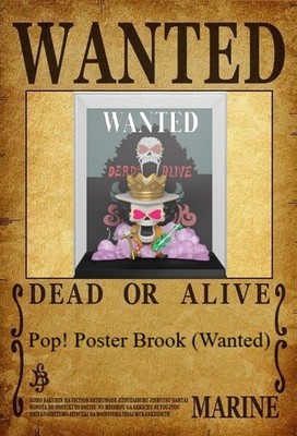 Funko Pop! One Piece Poster Brook (Wanted) #2220 | Neu OVP | Target Con