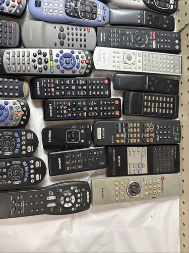 Lot of 50 Remote Controls - Misc Brands UNTESTED RESALE - Picture 6 of 7