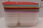 6 Piece California Basics 3-Compartment Portion Food Storage Pre-owned  — photo 3