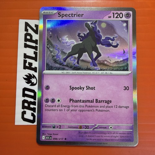 Pokemon TCG Spectrier 98/217 Ascended Heroes ME2.5 Holo NM