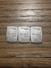 3 Valcambi 1 gram Silver Bars- .999 Fine Silver