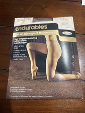 Vintage Sears Long Wearing Endurables Pantyhose. Size Tall. Color Smoke