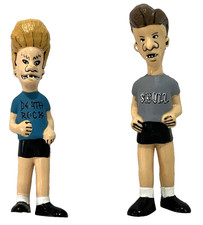 Vintage Beavis And Butt Head MTV Toy Figures Set