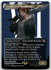 Squall, SeeD Mercenary (Borderless) #402 (NM) Final Fantasy FIN Magic MTG
