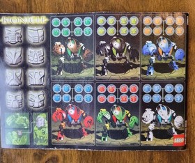Bionicle Lehvak 8564 LEGO Case & Manual ONLY