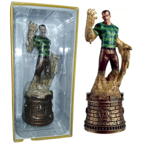 Marvel Gioco Scacchi Sandman 68 Statuette Collezione Eaglemoss Comics Bd - Foto 1 di 24