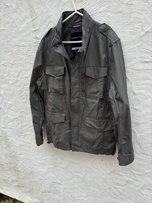 Mens khaki tailored military jacket Red Herring by Debenhams, S