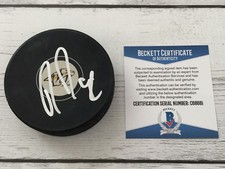 Ryan Johansen Signed Autographed Nashville Predators Puck Beckett BAS COA c