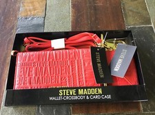 Steve Madden Wallet-Crossbody and Card Case Set Brand Still In Original Box