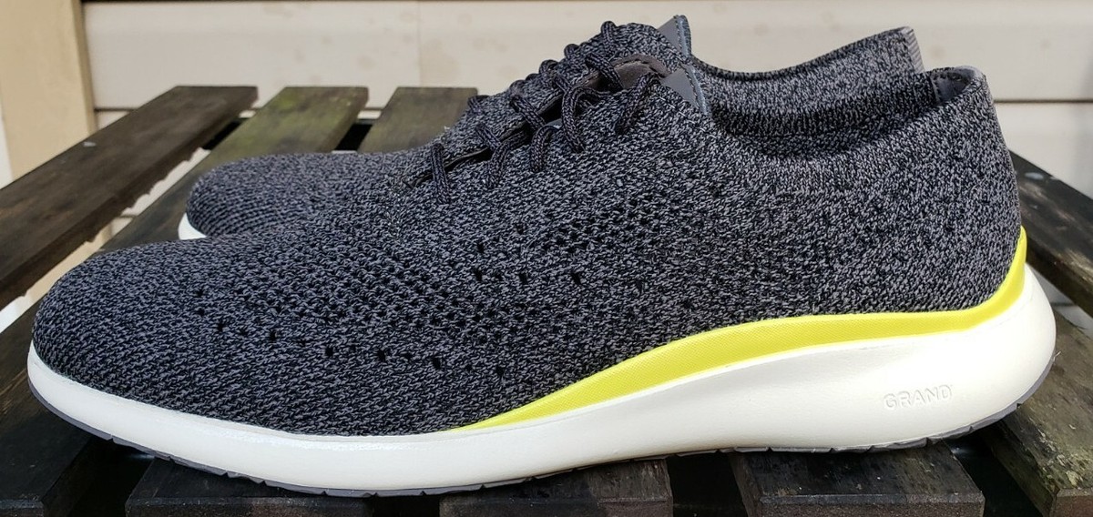 Cole Haan Grand Troy Men\'s Knit Oxford Sneakers Cole Haan Grand Troy Knit Oxford SKU: 9504598 - YouTube main image 4