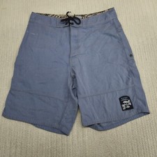 Mossimo Board Shorts Mens 34 x 9" Inseam Blue Swim Trunks