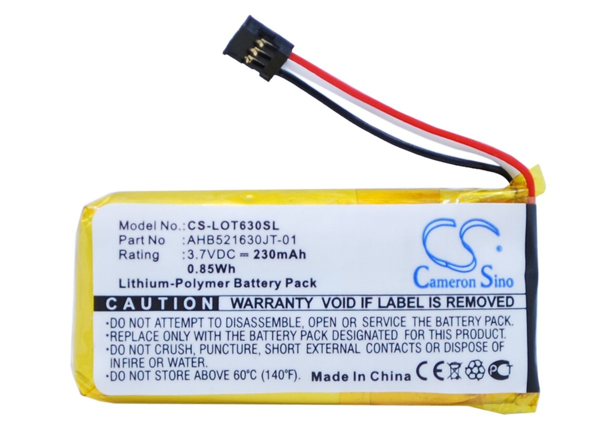 Batteria Ai Polimeri Di Litio 3,7V Per Mouse Logitech T630 – 230mAh, N-R0044, 32x15x6mm