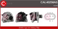 Casco Lichtmaschine Generator 140A 12V FüR Suzuki Grand Vitara II 1.9 Ddis AWD