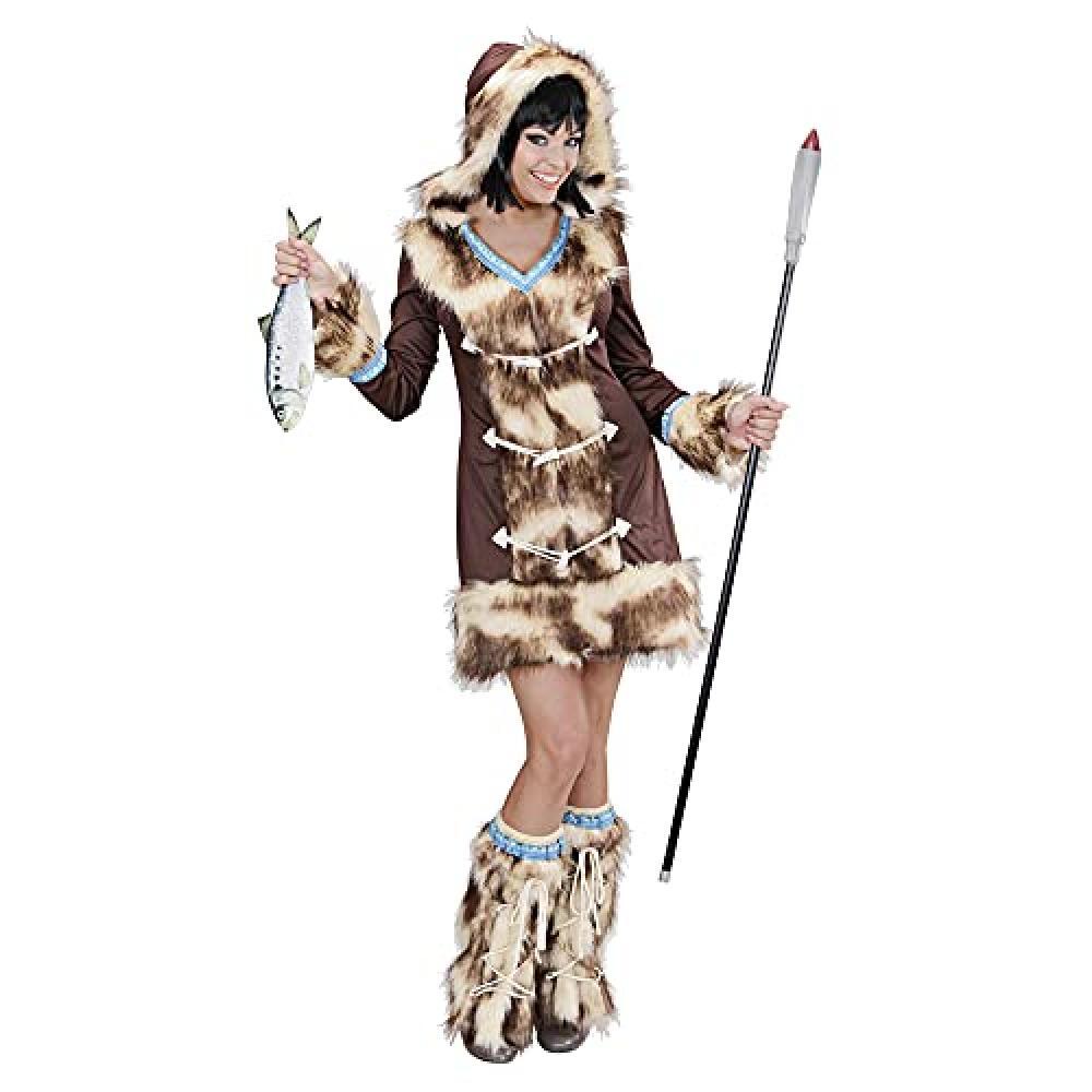 (TG. S) "AIKAA ESKIMO GIRL" (hooded dress, leg warmers) - (S) - NUOVO