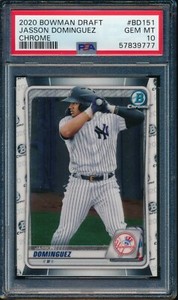 Jasson Dominguez Rookie Card Psa 10 | eBay