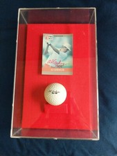 Carte autographe Al Geiberger boîte ombre boule auto golf