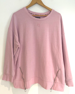 Penningtons Activezone Women Oversize Pink Stretch Pullover