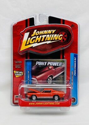 Vintage 2007 Johnny Lightning Pony Power 1968 Shelby GT-500 Coral Diecast NEW