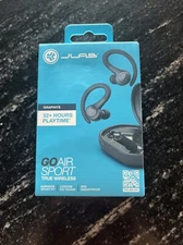 NEW-JLab Go Air Sport True Wireless Bluetooth Earbuds w/Charging Case NEW-SEALED
