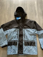 $400 Adidas Winter Gore-Tex Infinium Blk Blue Adventure Jacket Men's Sz S HK5019