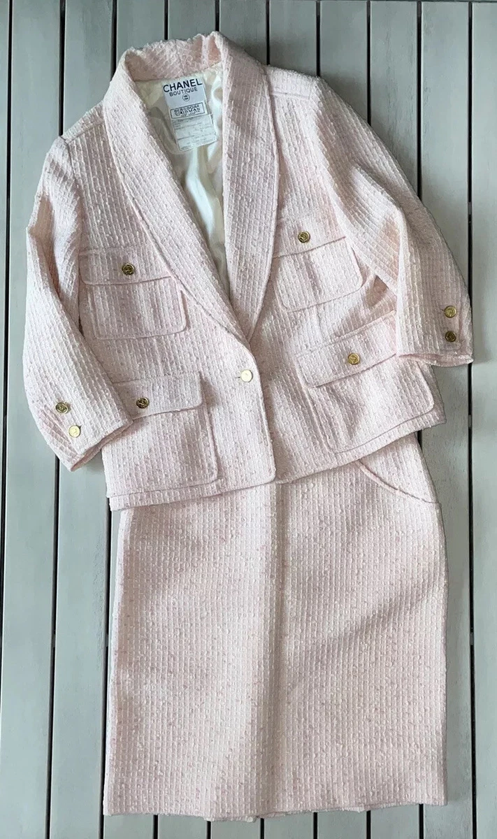 vintage chanel tweed set