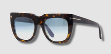  475 Authentic Tom Ford Thea-02 TF687 Women's Brown Square Sunglasses 51/20/145