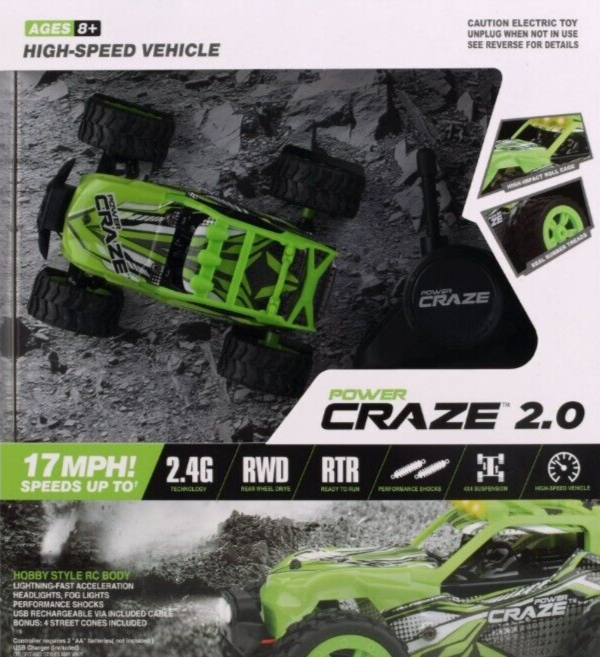 Power Craze 2 0 High Speed RC Buggy Brand New Fast Off-Road Car
