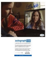 "The Visit" Cast AUTOGRAPHS Signed 8x10 Photo - Olivia DeJonge, Oxenbould, Hahn