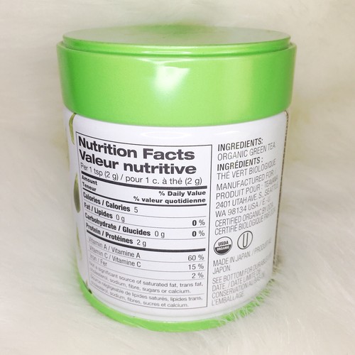 Teavana Matcha Green Tea Nutrition Facts Besto Blog