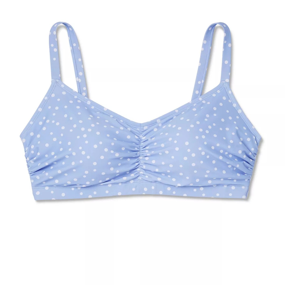 Juniors' Cinch-Front Bralette Bikini Top Xhilaration Light