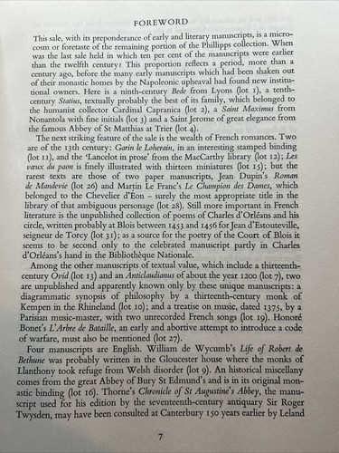 Sotheby’s Catalog: Thirty-Nine Manuscripts 9th-16th Century-November 1965 - Picture 6 of 8