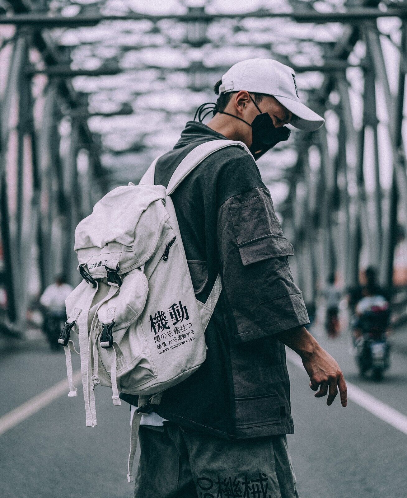 Niepce Streetwear Travel Laptop Backpack Anti Theft College School Daypack Bag