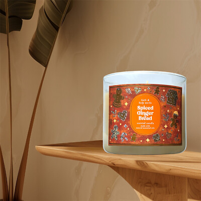 Bath & Body Works Spiced Gingerbread 3-Wick Scented Candle