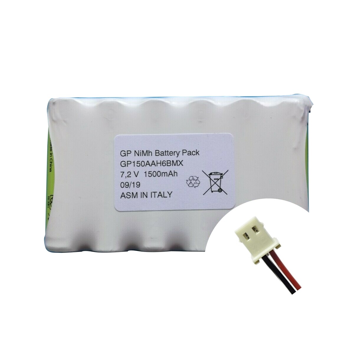 Batteria 7,2V 1800mAh Compatibile Bentel BW64 | Performance Ni-Mh