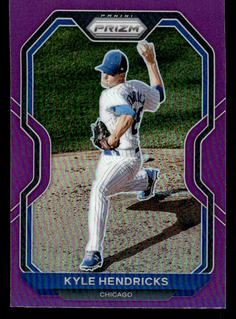 Kyle Hendricks 2021 Panini Prizm Purple Prizm #97