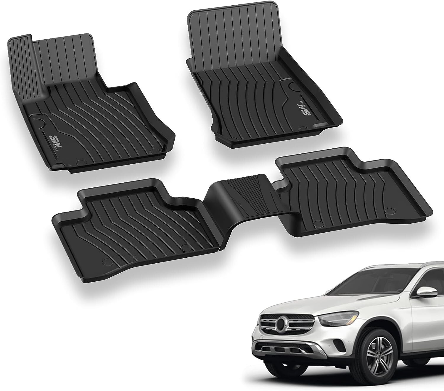 Floor Mats Liners Replacement for Mercedes Benz GLC 20162022 All