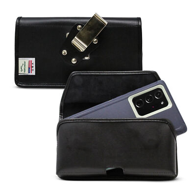 Note 20 Ultra w/ OB DEFENDER Holster Metal Clip Case Pouch Leather Turtleback