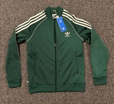 Adidas Classic Track Jacket NWT Green Youth M