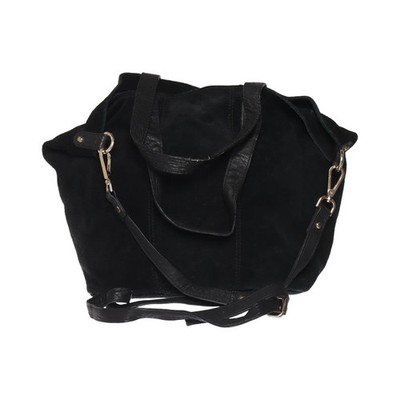 Real Leather Studio, Handtasche, Damen, Leder/Polyester, Schwarz, 30, 20 #MDl