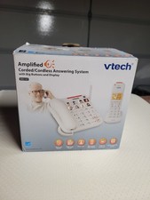 VTech Phone Amplified Corded/Cordless Answering System Big Button Display SN5147