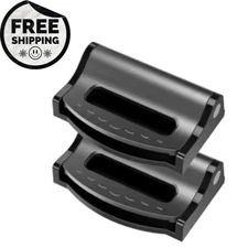 2pcs Car Seat Belt Adjuster Clip Stopper Buckle Locking Safety Strap Positioner